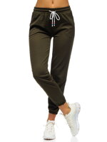 Dámske tepláky YW01020-Khaki