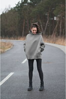 Oversize mikina DUSTY - Sivá