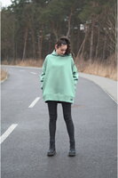 Oversize mikina DUSTY - Smoke Mint