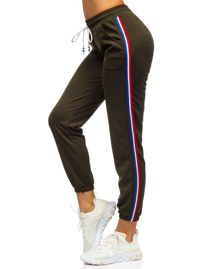 Dámske tepláky YW01020-Khaki