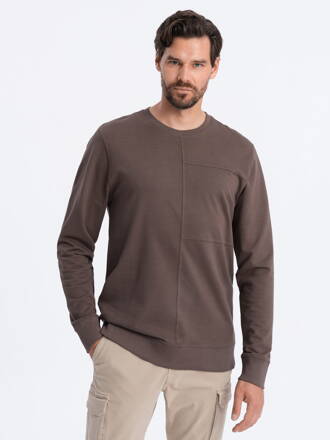 Men's sweatshirt - coffee B1278