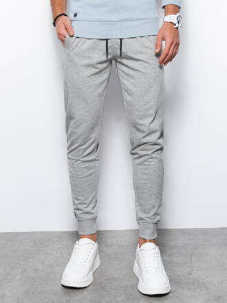 Men's sweatpants P952 - grey melange