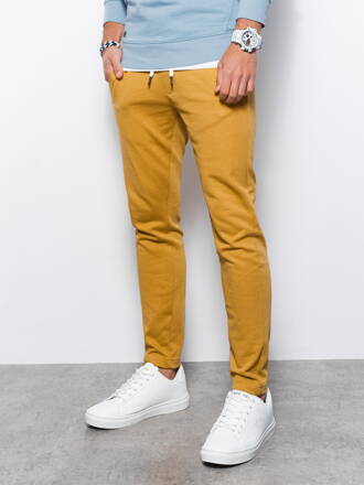 Men's sweatpants P946 - mustard
