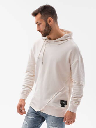 Men's hooded sweatshirt B1187 - white