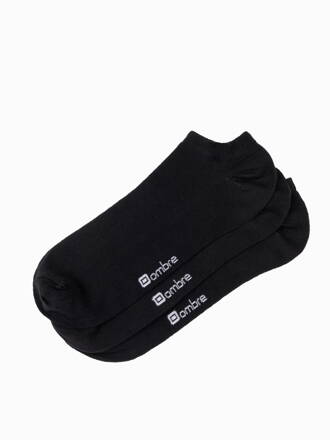 Men's socks U154 - black 3-pack