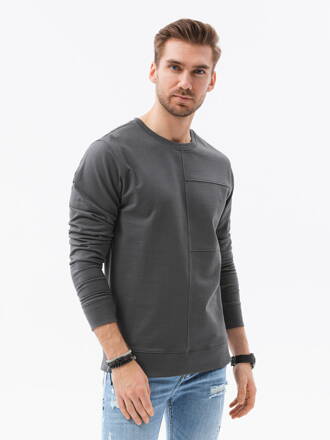 Men's sweatshirt - dark grey B1278