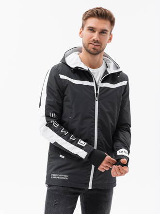 Men's winter jacket C455 - black