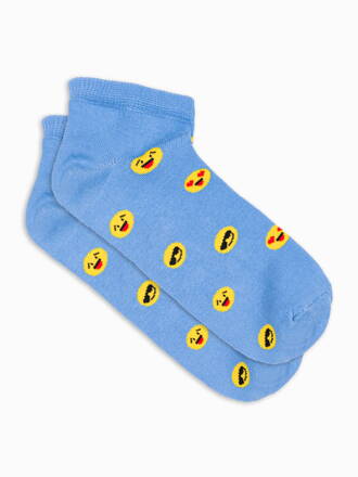 Men's socks U177 - light blue