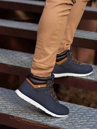 Men's winter shoes trappers T312 - navy