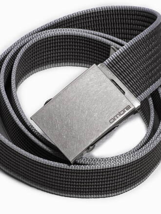Men's sackcloth belt A364 - dark grey