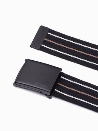 Men's sackcloth belt - black A648