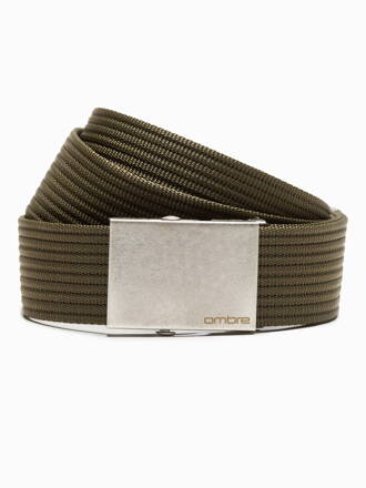 Men's sackcloth belt A029 - khaki