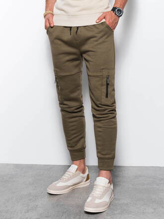Men's sweatpants P1087 - olive