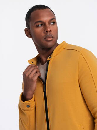 Men's zip-up sweatshirt B1071 - yellow