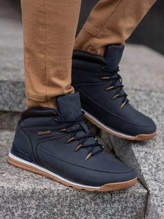 Men's winter shoes trappers T313 - navy