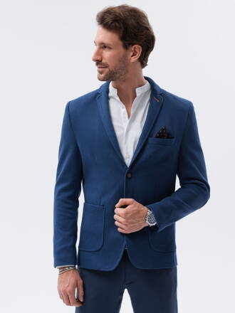 Casual men's blazer M80 - blue