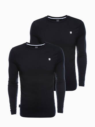 Men's plain longsleeve - mix 2-pack V3 Z40