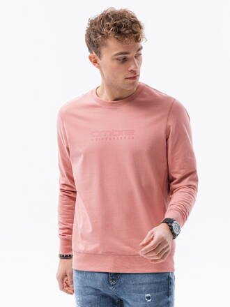 Men's printed sweatshirt B1160 - pink