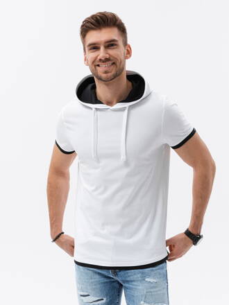 Pánske tričko Ombre S1376 - biele