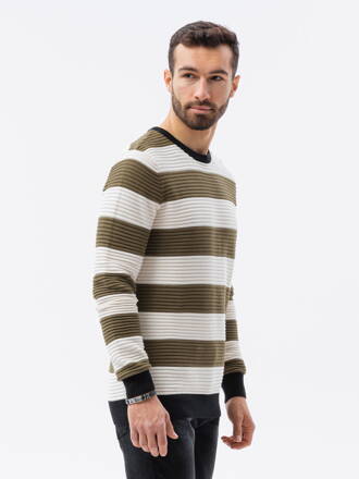 Men's sweater E189 - olive