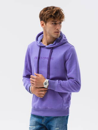 Men's printed hoodie B1351 - violet