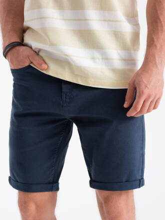Men's casual shorts W303 - blue