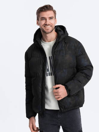 Men's winter jacket C529 - black