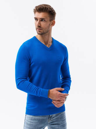 Men's sweater E191 - blue