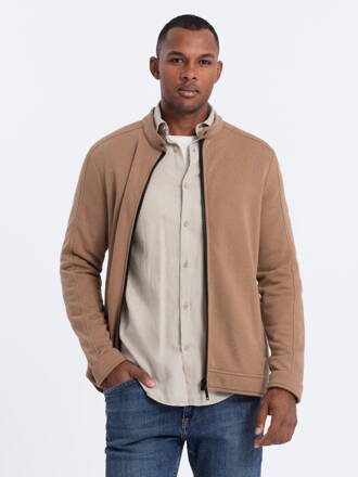 Men's zip-up sweatshirt B1071 - brown