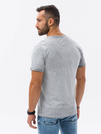 Men's plain t-shirt S1388 - grey