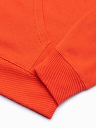 Men's printed hoodie B1351 - orange