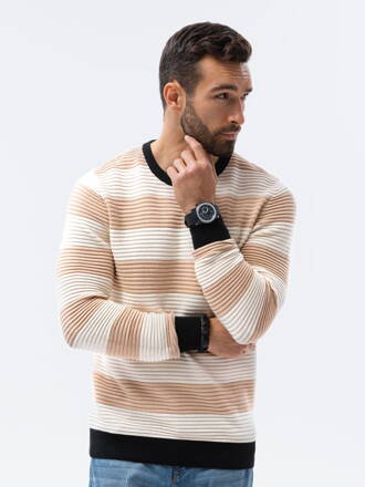 Men's sweater E189 - beige