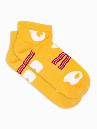 Men's socks U177 - yellow