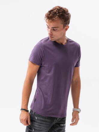 Men's plain t-shirt S1370 - violet