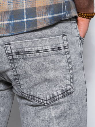 Men's jeans SKINNY FIT - grey P1062