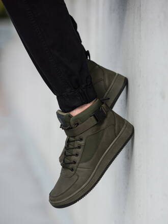 Men's sneakers T317 - green