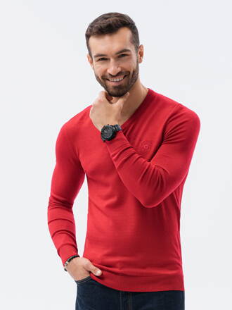 Men's sweater E191 - red