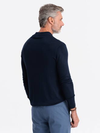 Men's sweater E178 - navy