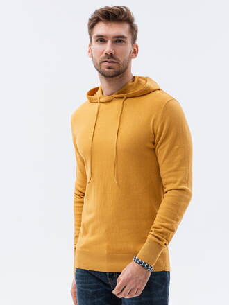 Men's sweater E187 - mustard
