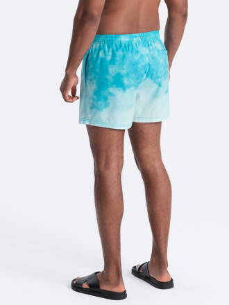 Men's tie dye swim trunks - blue V8 OM-SRBS-0125