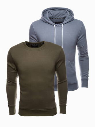 BASIC men's sweatshirt set - mix 2-pack V6 Z54
