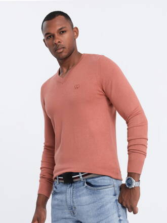 Men's sweater E191 - pink