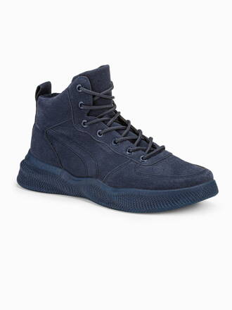 Men's winter shoes trappers T380 - navy