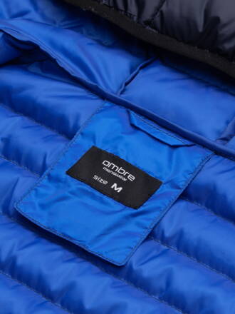 Men's mid-season quilted jacket C319 - navy