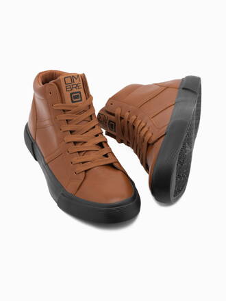 Men's casual sneakers T379 - camel