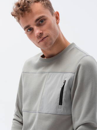 Men's sweatshirt B1355 - grey