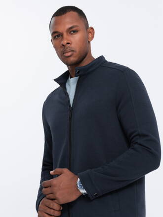 Men's zip-up sweatshirt B1071 - navy