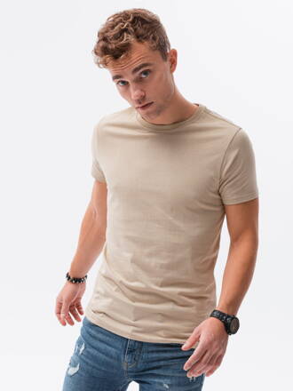 Men's plain t-shirt S1370 - warm grey