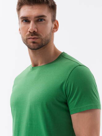 BASIC men's cotton t-shirt - green V20 S1370