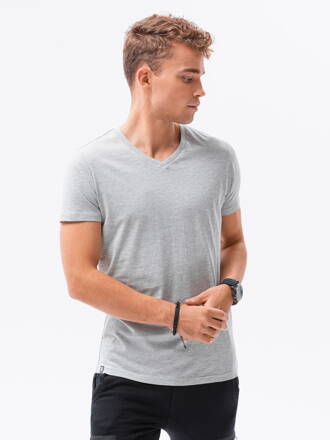 Men's plain t-shirt S1369 - grey